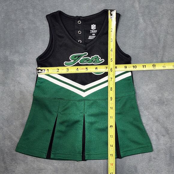 NFL New York Jets Cheerleader Jersey Dress Size 12 MO NFL Team Apparel - Picture 6 of 6